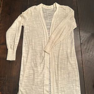 Women’s Athleta duster cardigan.